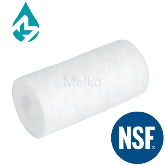 NSF Hairy Surface Spun Melt Blown Filter Cartridge for Drinking Food Beverage Plating RO Filtration Prefiltration